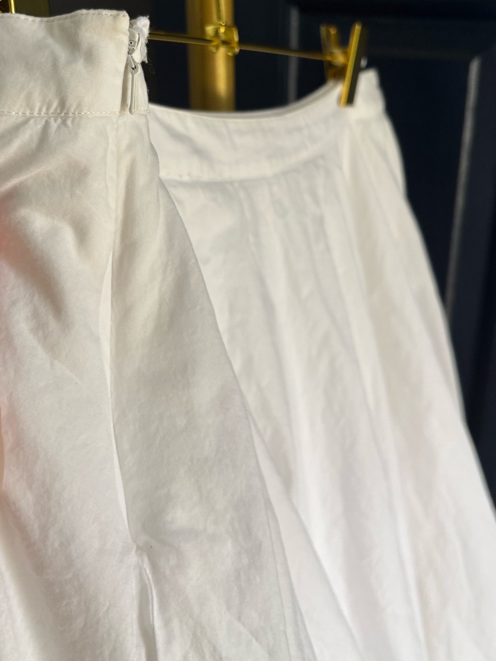 🐩 ODILLE Anthropologie Full Petticoat Midi Skirt 100% cotton, eyelet lace - Picture 7 of 15
